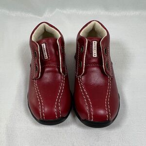 Kenneth Cole Reaction Burgundy/White Stitching Toddler Dress Shoes - Size 7.5